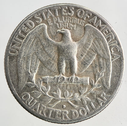 1963 - D US USA Quarter Dollar Silver Coin | Fine Collectable Grade