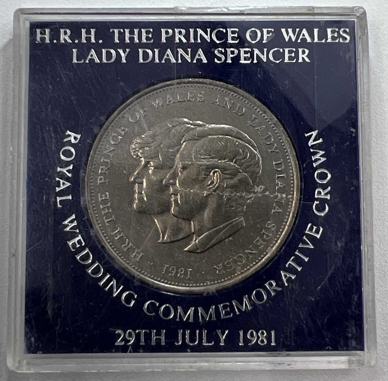 1981 Charles & Diana Crown British Coin In Case | Collectable Grade | a90329