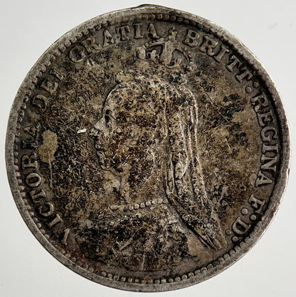 1887 Victoria Threepence Silver Coin | Fine Collectable Grade | a8503