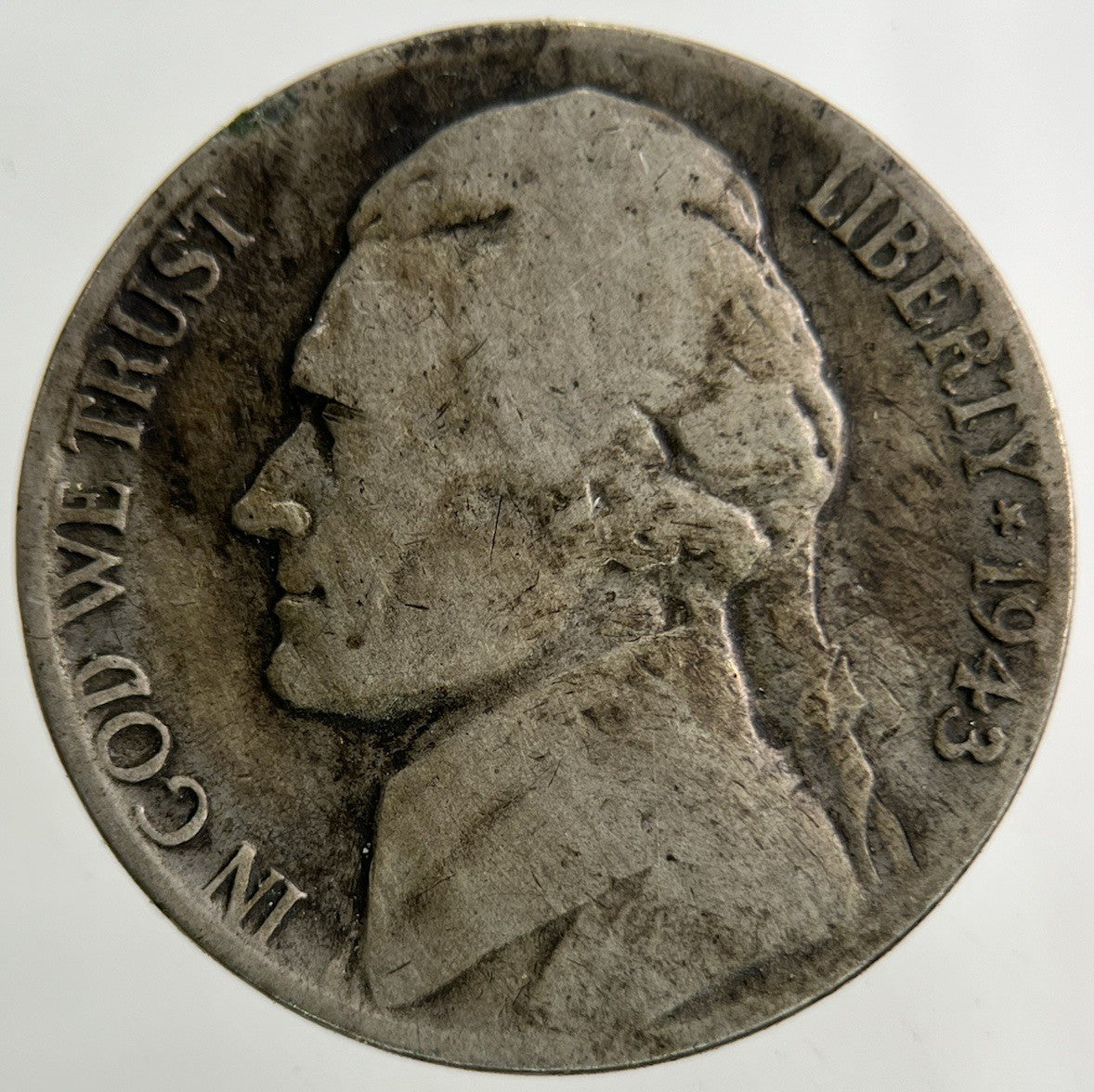 1943 US USA War Nickel Silver Coin | Collectable Grade