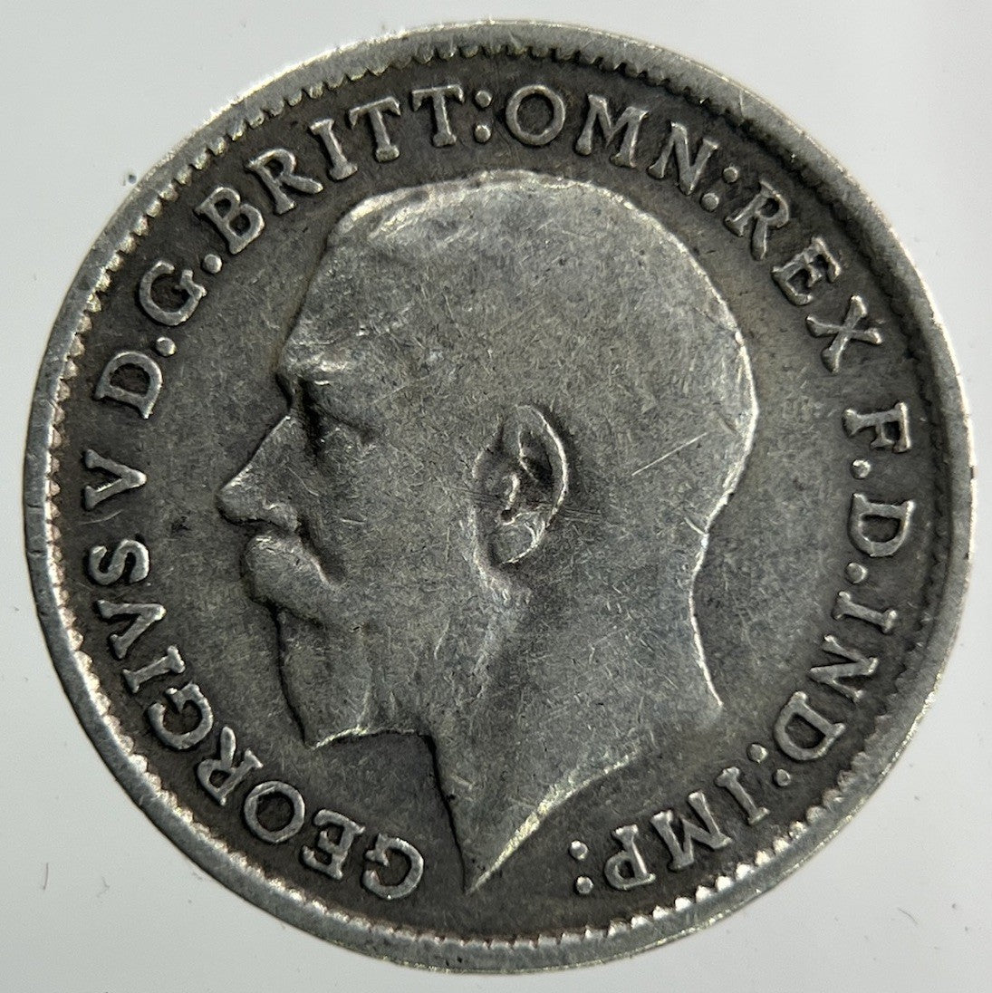 1914 George V Threepence Silver Coin | Collectable Grade