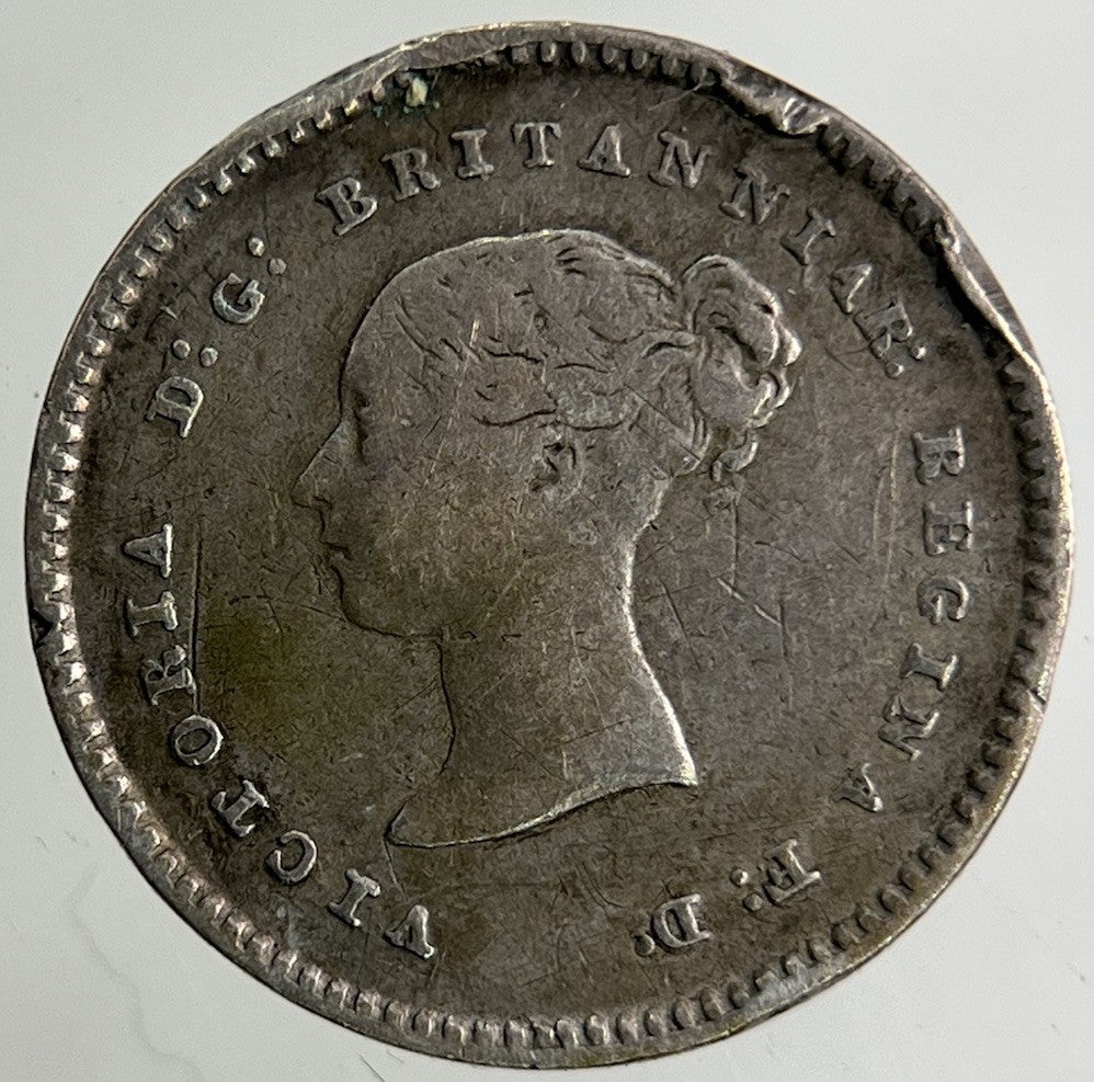 1848 Victoria Maundy Two - Pence Silver Coin | Fine Collectable Grade