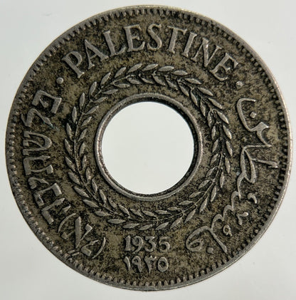 1935 Palestine 5 Mils Coin | Very High Grade