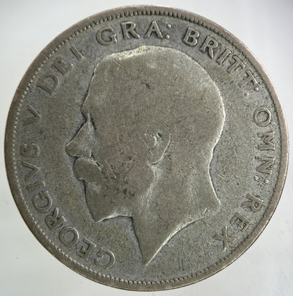 1922 George V Half - Crown Silver Coin | Collectable Grade