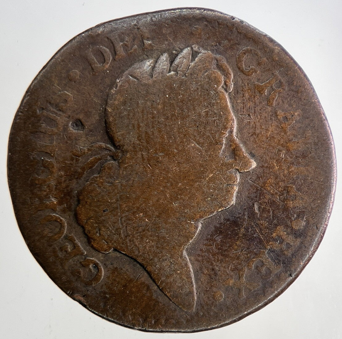 1723 Irish Hibernia Half - Penny Coin | Collectable Grade