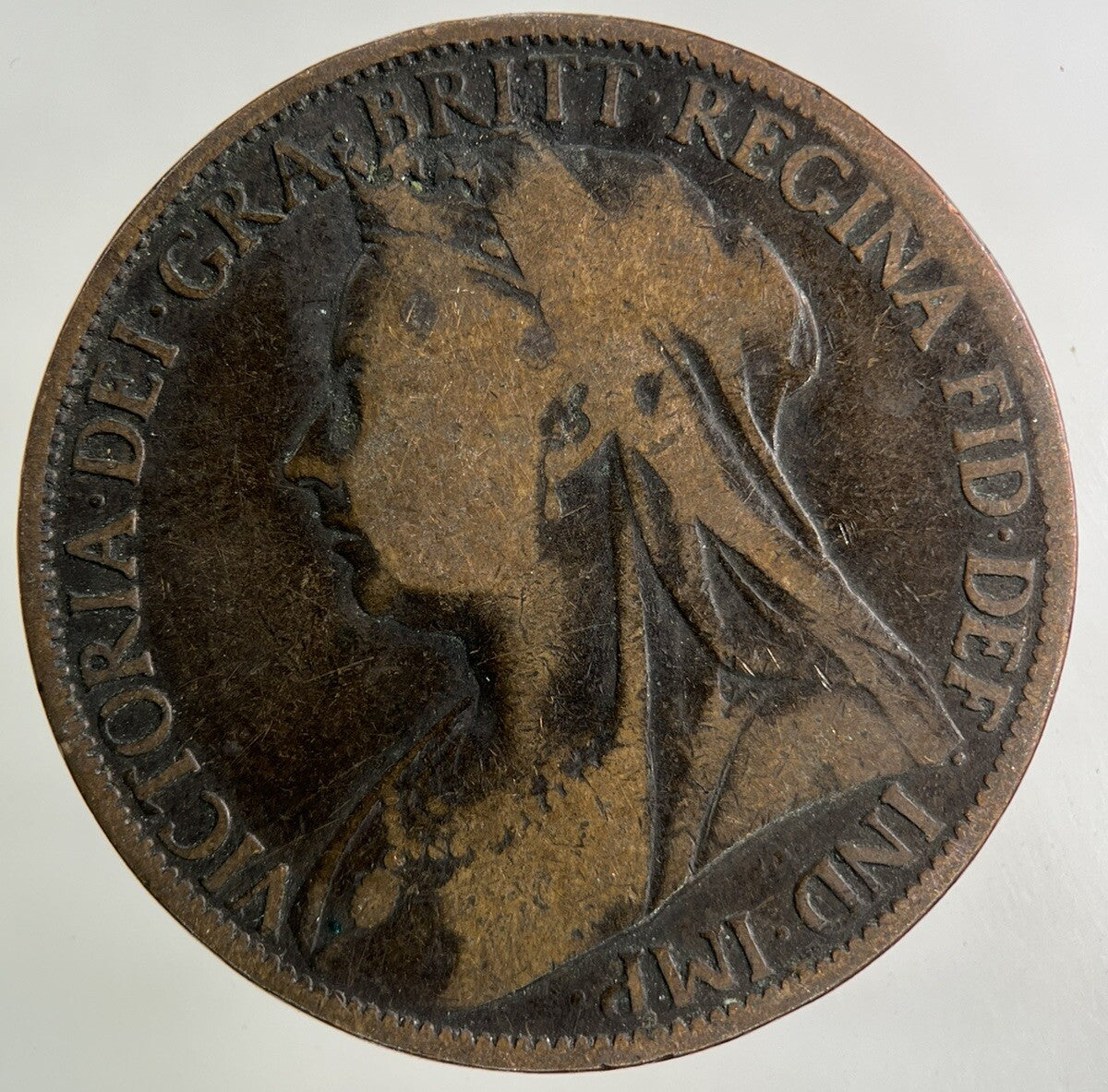 1898 Victoria One Penny Coin | Collectable Grade