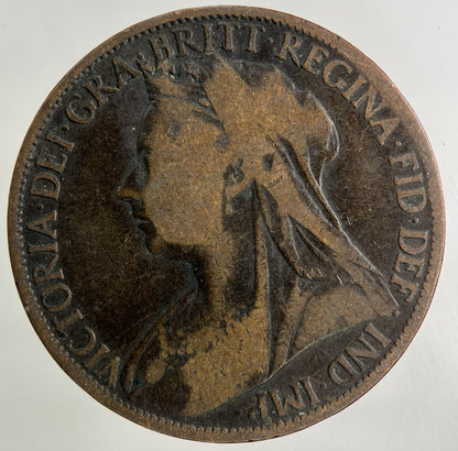 1898 Victoria One Penny Coin | Collectable Grade