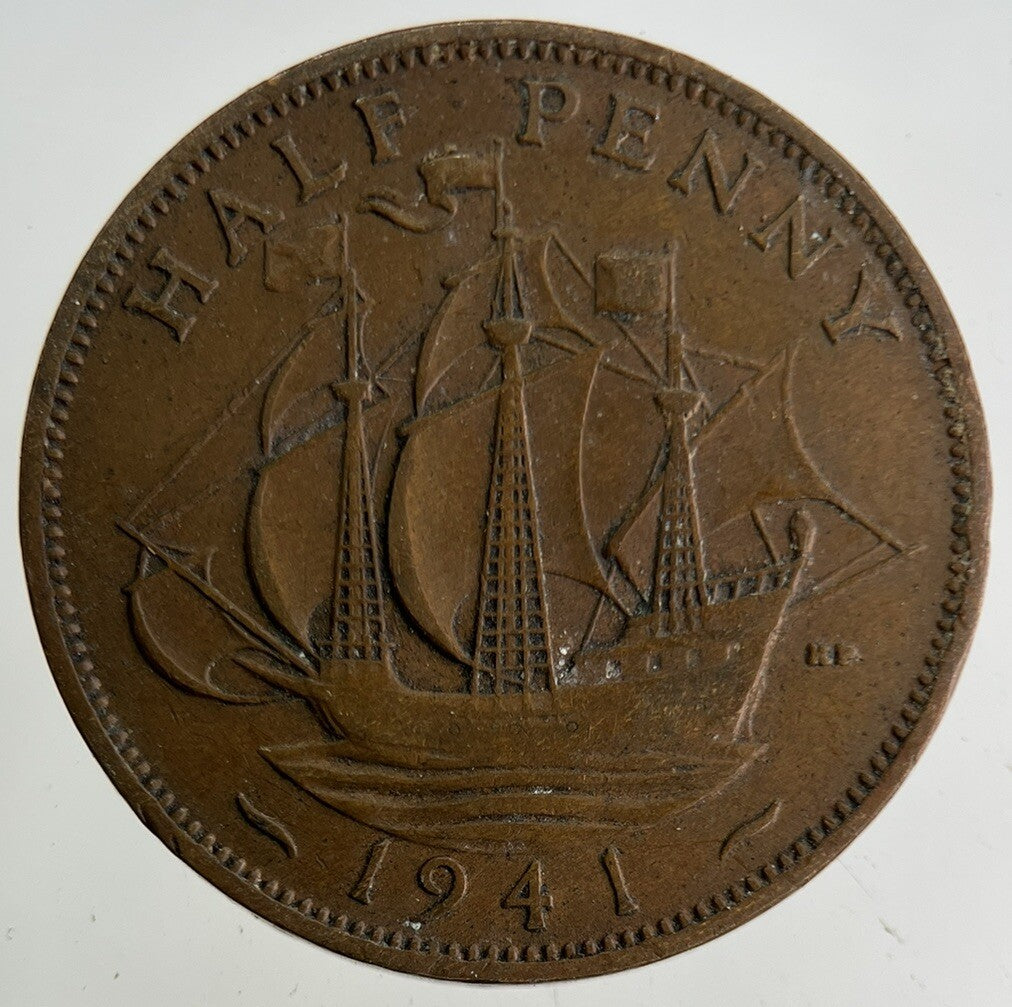 1941 George VI Half - Penny Coin | Collectable Grade