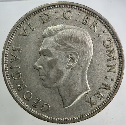 1946 George VI Half - Crown Silver Coin | Fine Collectable Grade