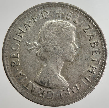 1961 Australia Shilling Silver Coin | Fine Collectable Grade | a8527