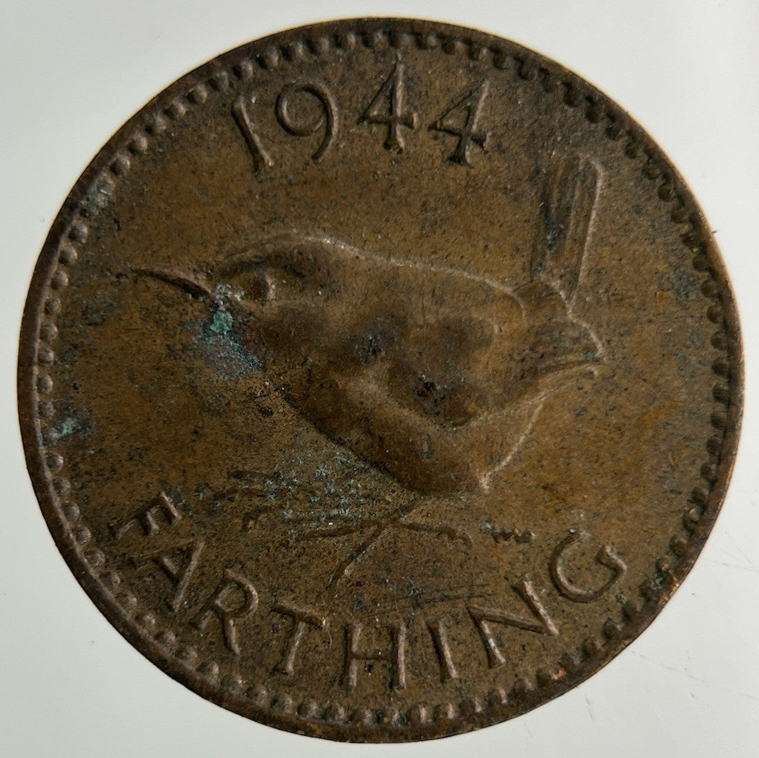 1944 George VI Wren Farthing Coin | Collectable Grade