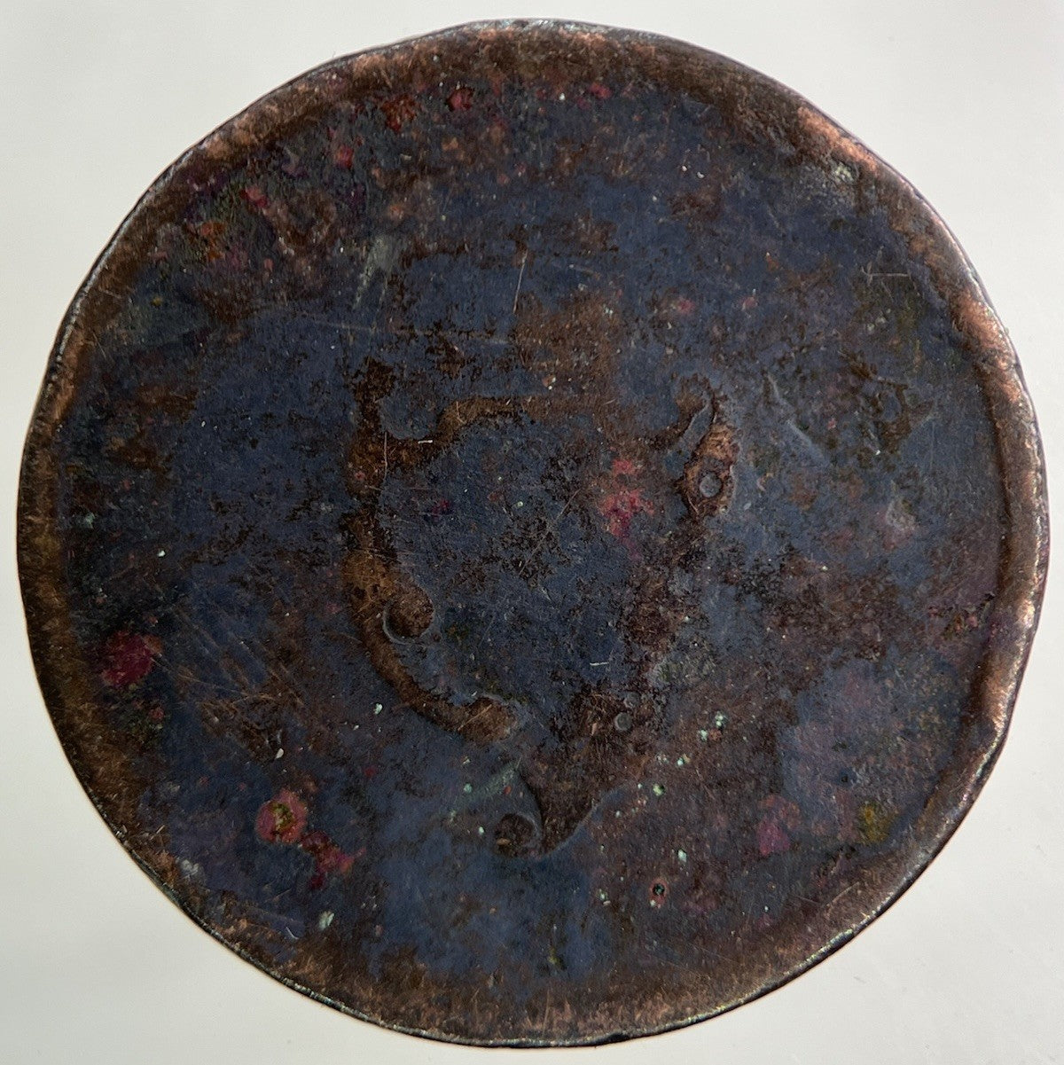 1806 Irish Half - Penny Coin | Worn Grade