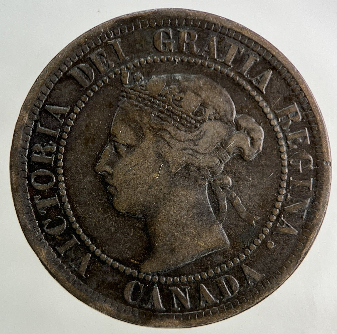 1887 Canada One Cent Coin | Fine Collectable Grade
