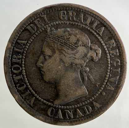 1887 Canada One Cent Coin | Fine Collectable Grade