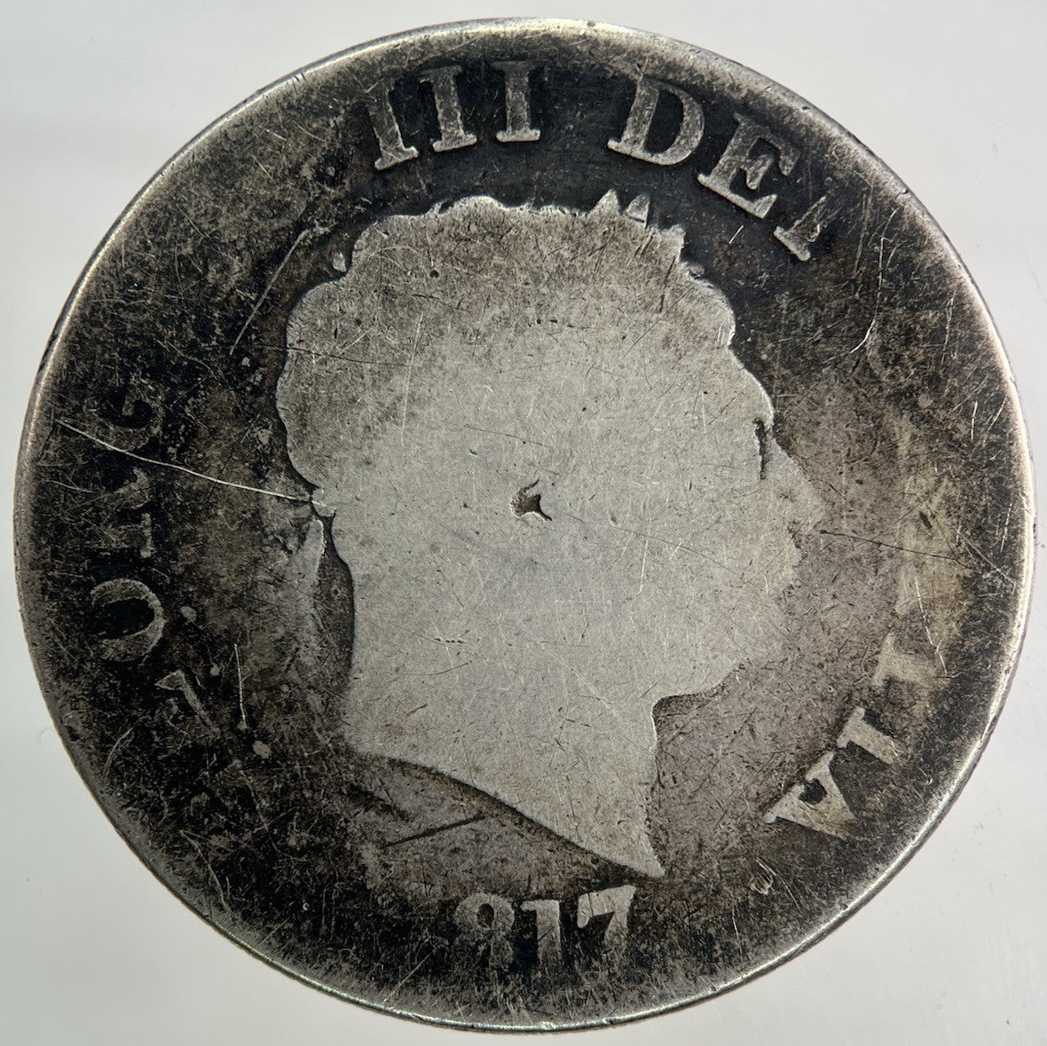 1817 George III 3rd Half - Crown Silver Coin | Collectable Grade