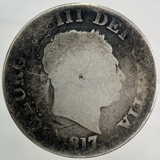 1817 George III 3rd Half - Crown Silver Coin | Collectable Grade