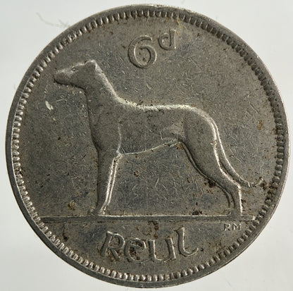 1939 Irish Sixpence Coin | Collectable Grade