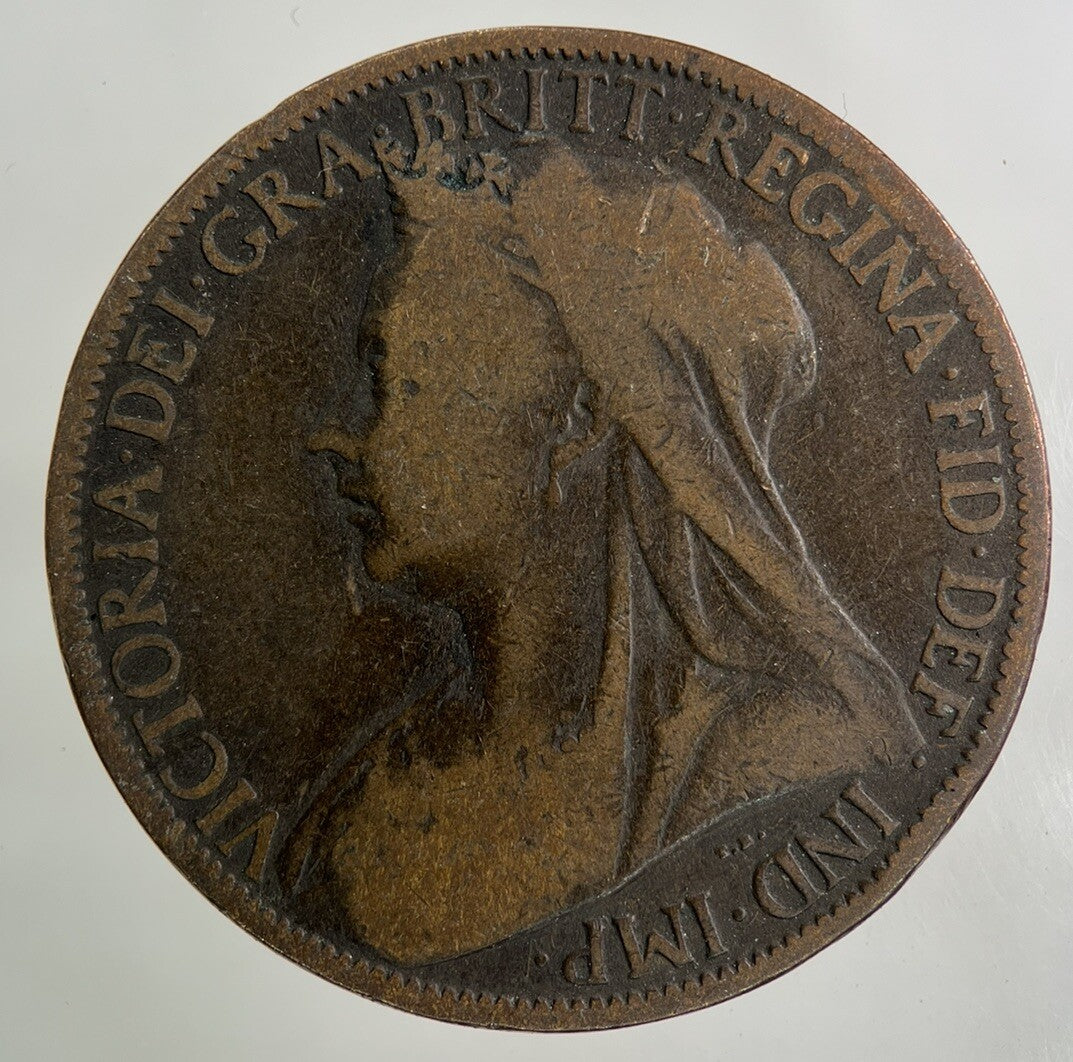1901 Victoria One Penny Coin | Collectable Grade