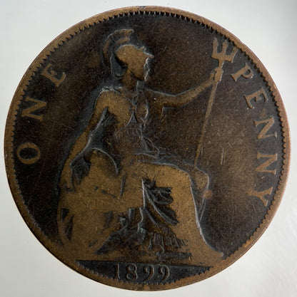 1899 Victoria One Penny Coin | Collectable Grade