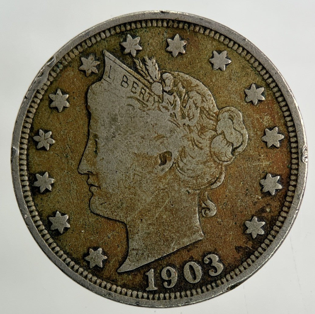 1903 US USA Nickel 5 V Cents Coin | Collectable Grade