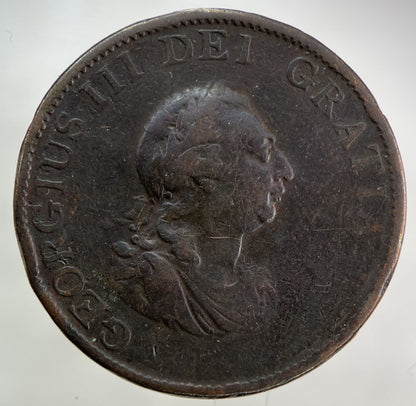1799 George III 3rd Half - Penny Coin | Collectable Grade