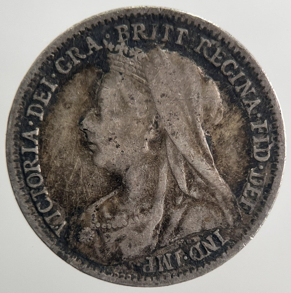 1900 Victoria Threepence Silver Coin | Collectable Grade | a590