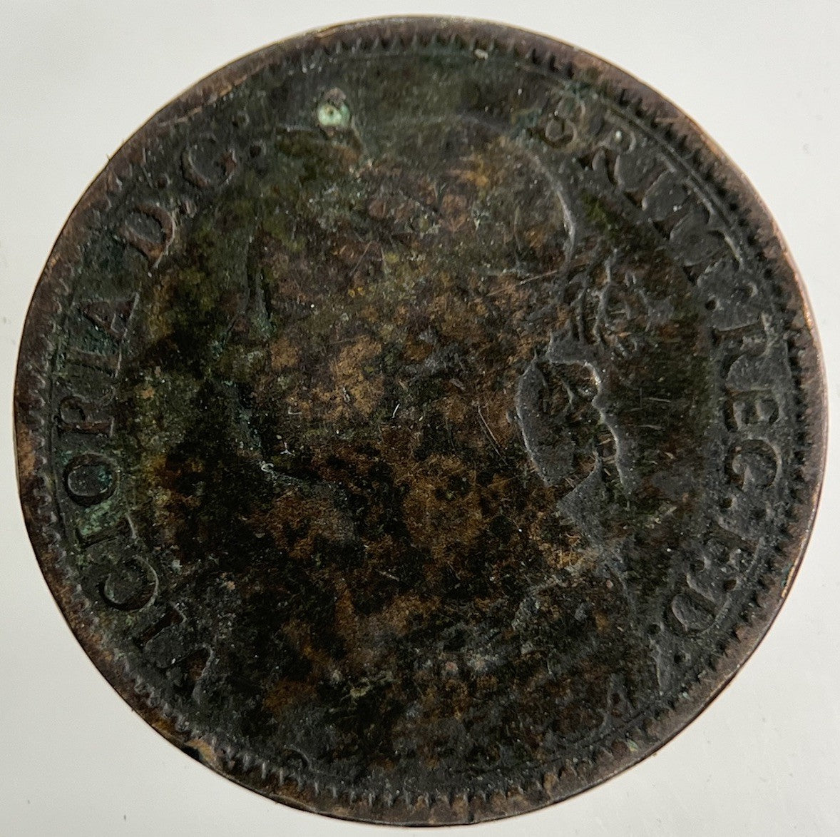 1886 Victoria Farthing Coin | Fair Grade