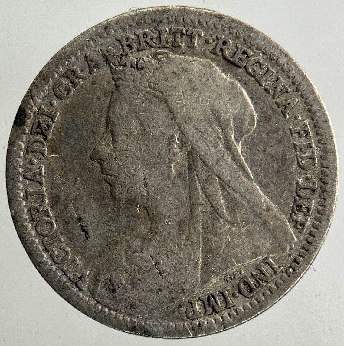 1901 Victoria Threepence Silver Coin | Collectable Grade
