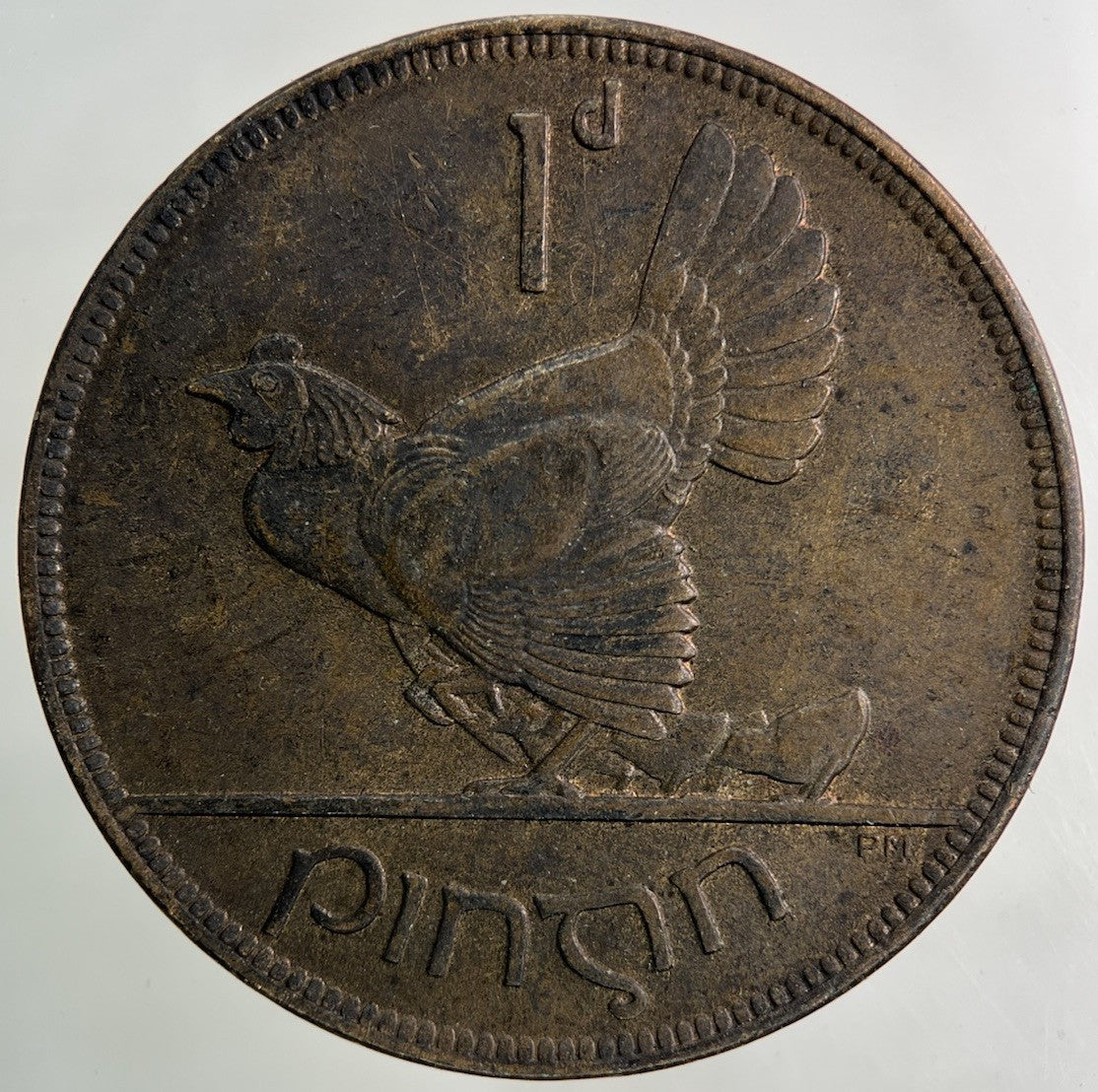 1928 Irish One Penny Coin | Very High Grade