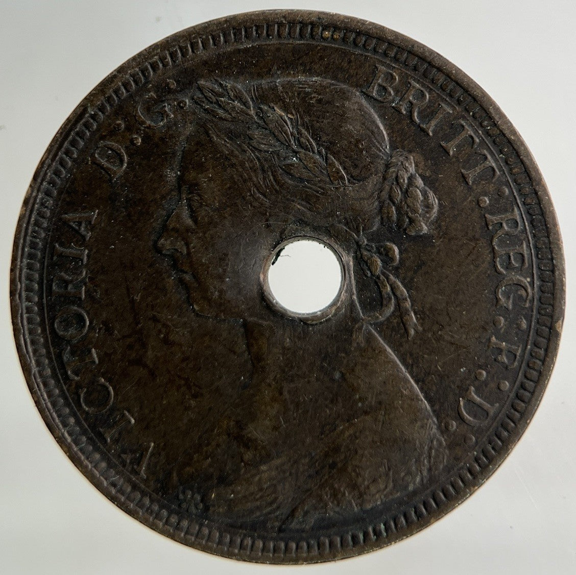 1892 Victoria Half - Penny Coin | Collectable Grade