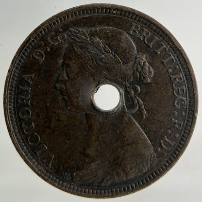 1892 Victoria Half - Penny Coin | Collectable Grade