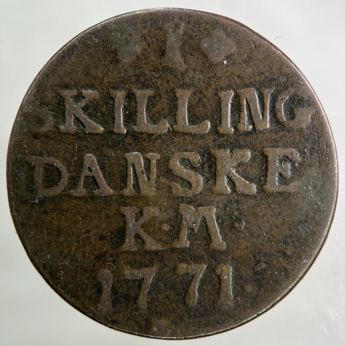 1771 Denmark 1 Skilling Coin | Collectable Grade