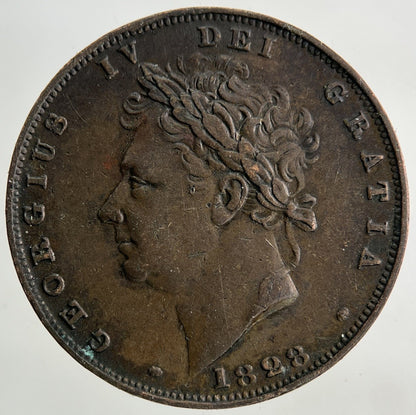 1828 George IV Farthing Coin | Fine Collectable Grade