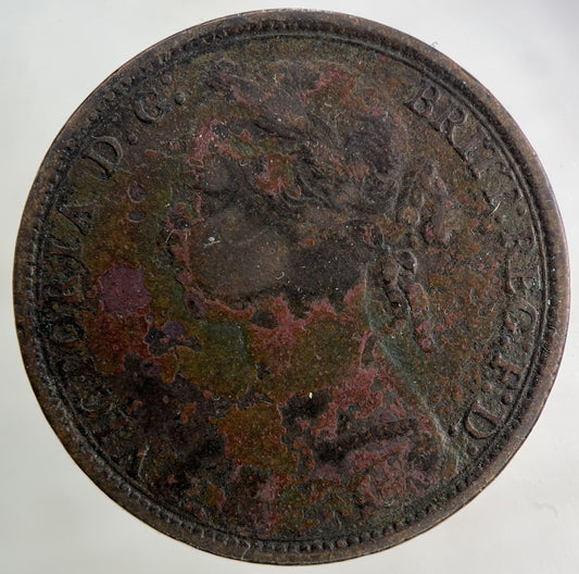 1879 Victoria One Penny Coin | Collectable Grade