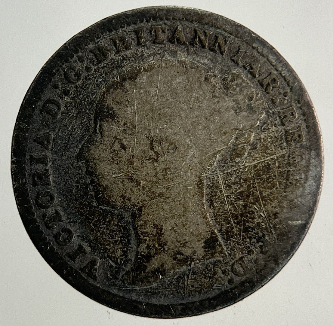 1875 Victoria Threepence Silver Coin | Collectable Grade
