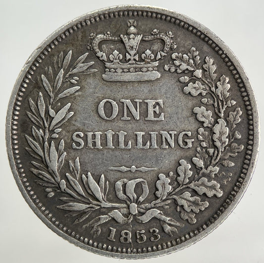 1853 Victoria Shilling Silver Coin | Very High Grade