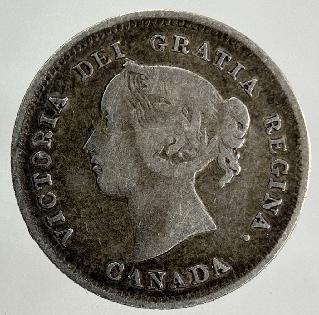 1886 Canada 5 Cents Silver Coin | Collectable Grade