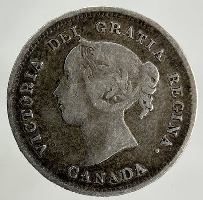 1886 Canada 5 Cents Silver Coin | Collectable Grade