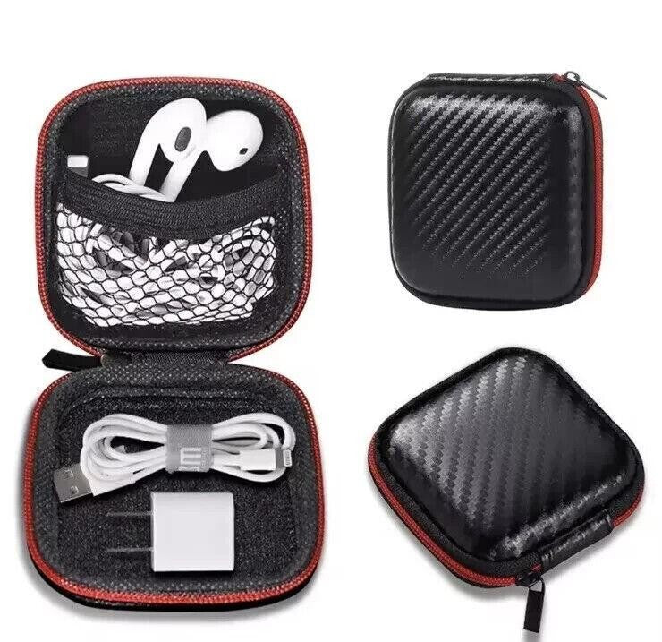 Portable Headset Earphone Hard Case Storage Pouch Box Bag shell Earbud