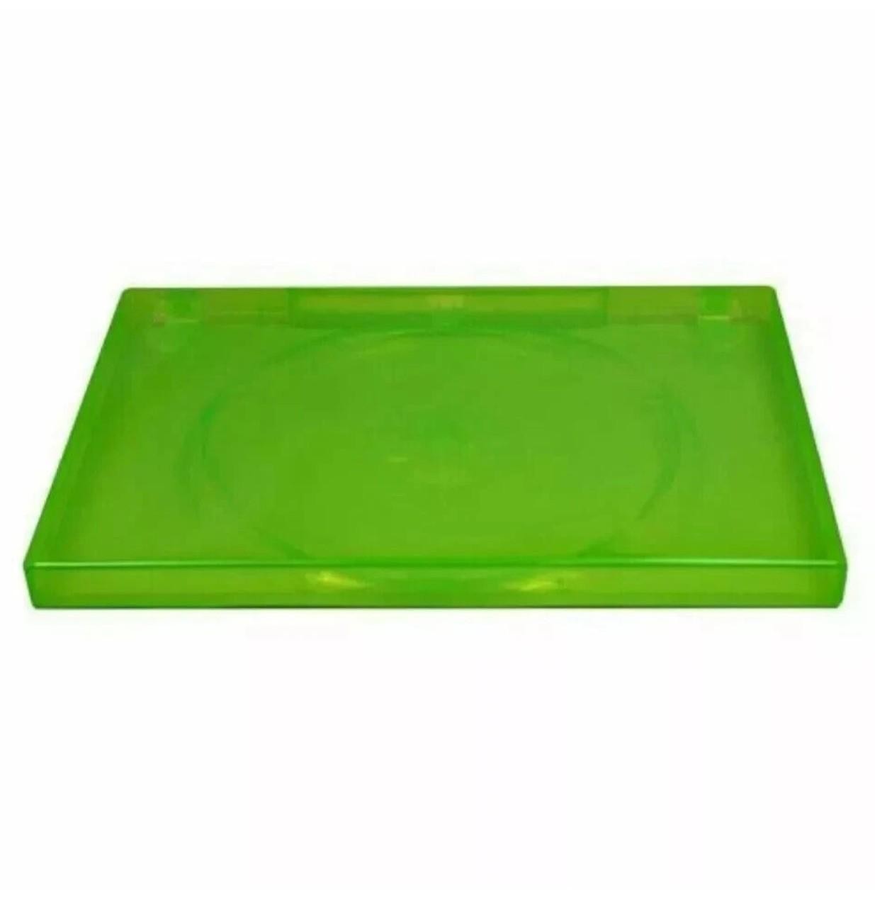 x1 Green XBox 360 Replacement Case Cover Very Good Condition