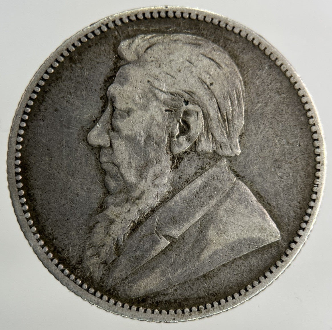1892 South Africa Shilling Silver Coin | Fine Collectable Grade