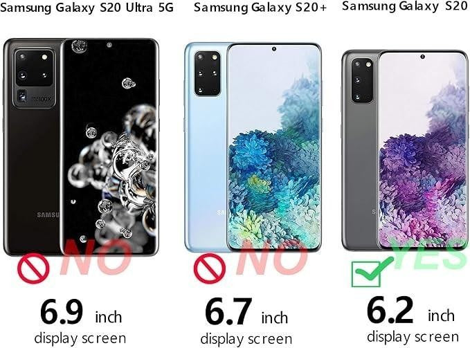 Samsung Galaxy S20 Clear Protective TPU Cover Slim Fit Phone Case Transparent