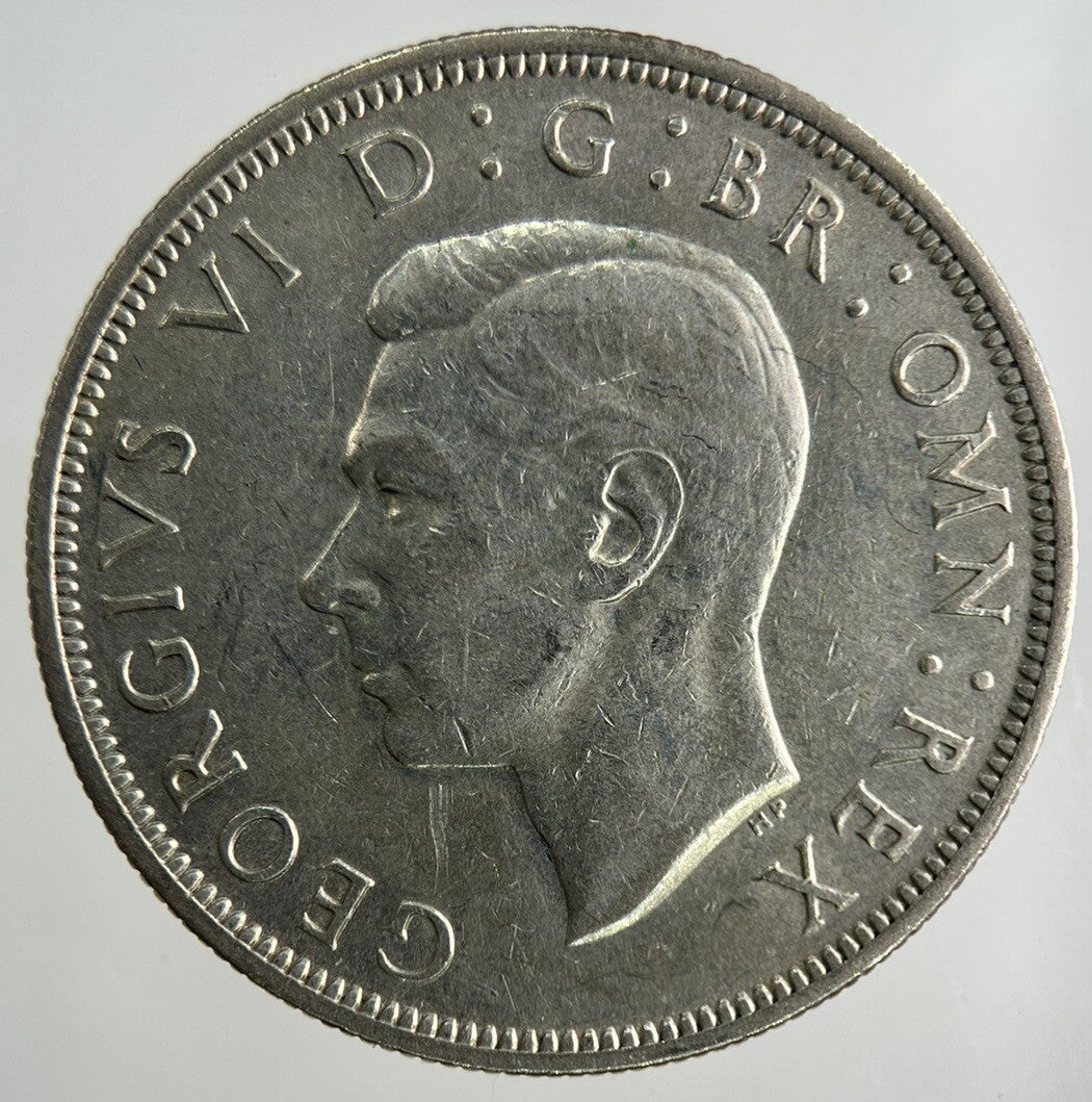 1946 George VI Half - Crown Silver Coin | Fine Collectable Grade