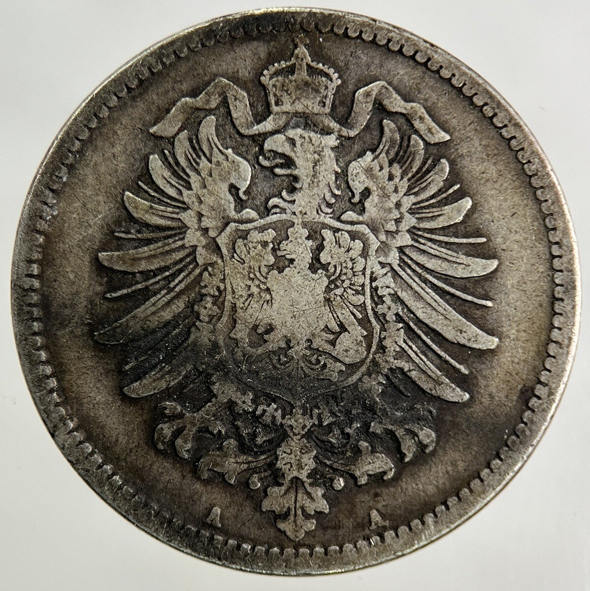 1875 Germany 1 Mark Silver Coin | Fine Collectable Grade