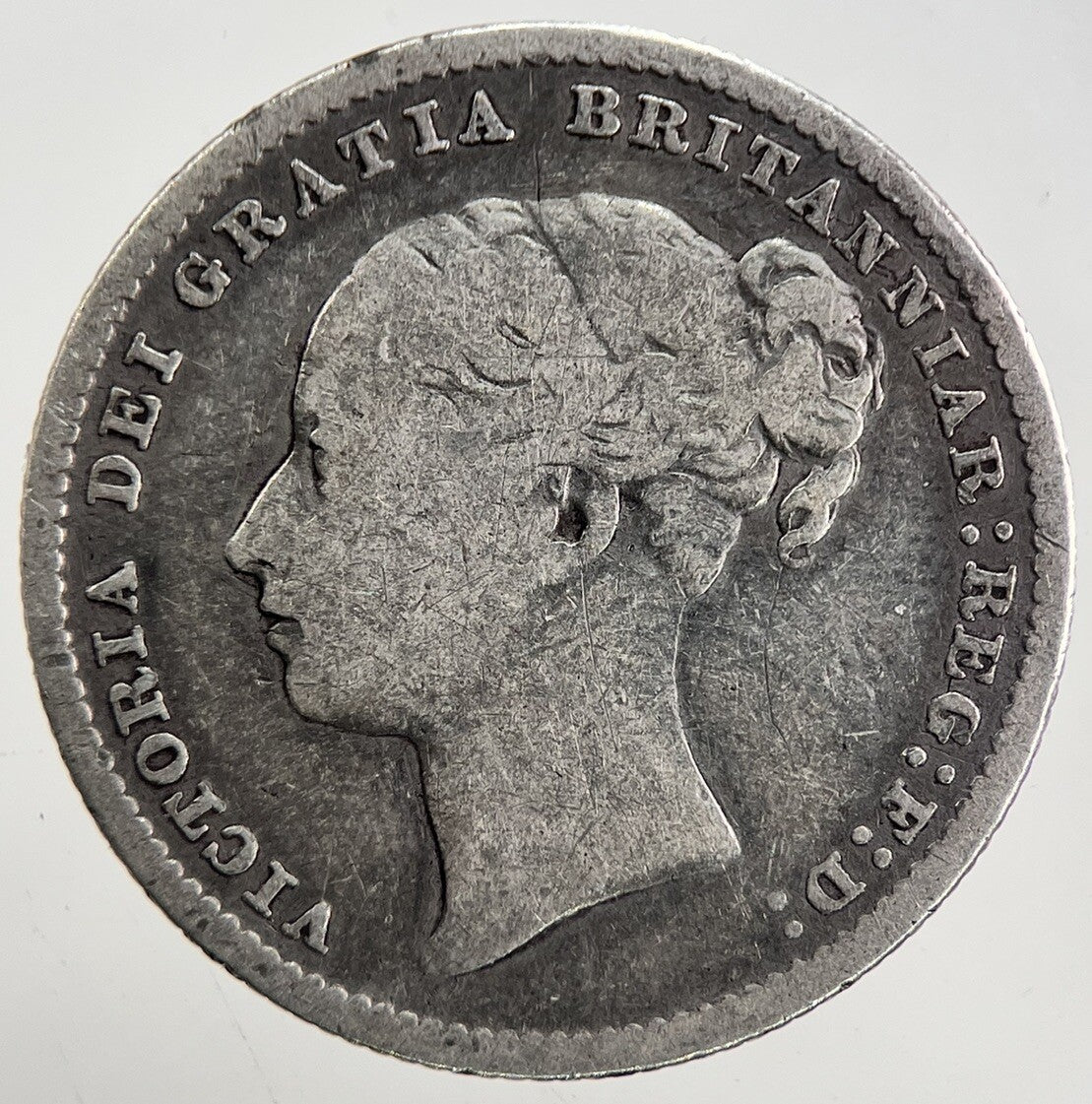 1886 Victoria Shilling Silver Coin | Collectable Grade