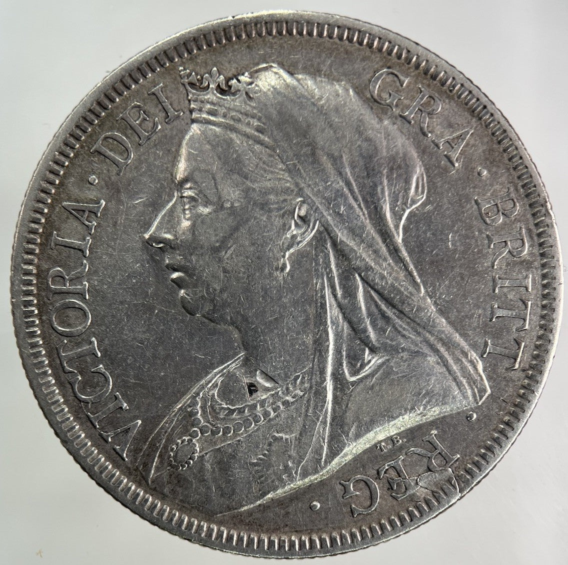 1893 Victoria Half - Crown Silver Coin | Very High Grade
