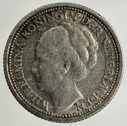 1939 Netherlands 10 Cents Silver Coin | Collectable Grade