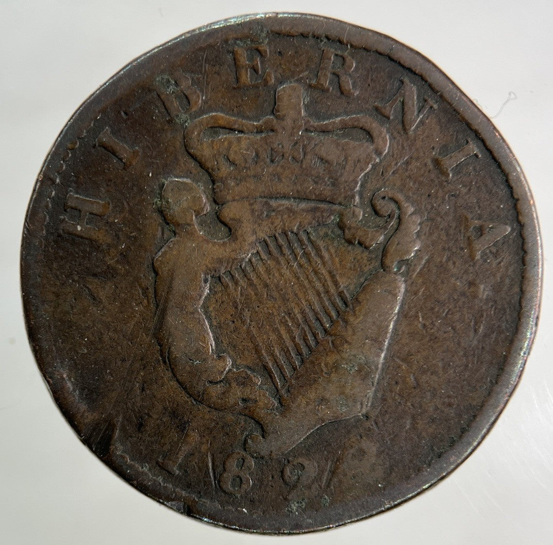 1822 Irish Half - Penny Coin | Collectable Grade