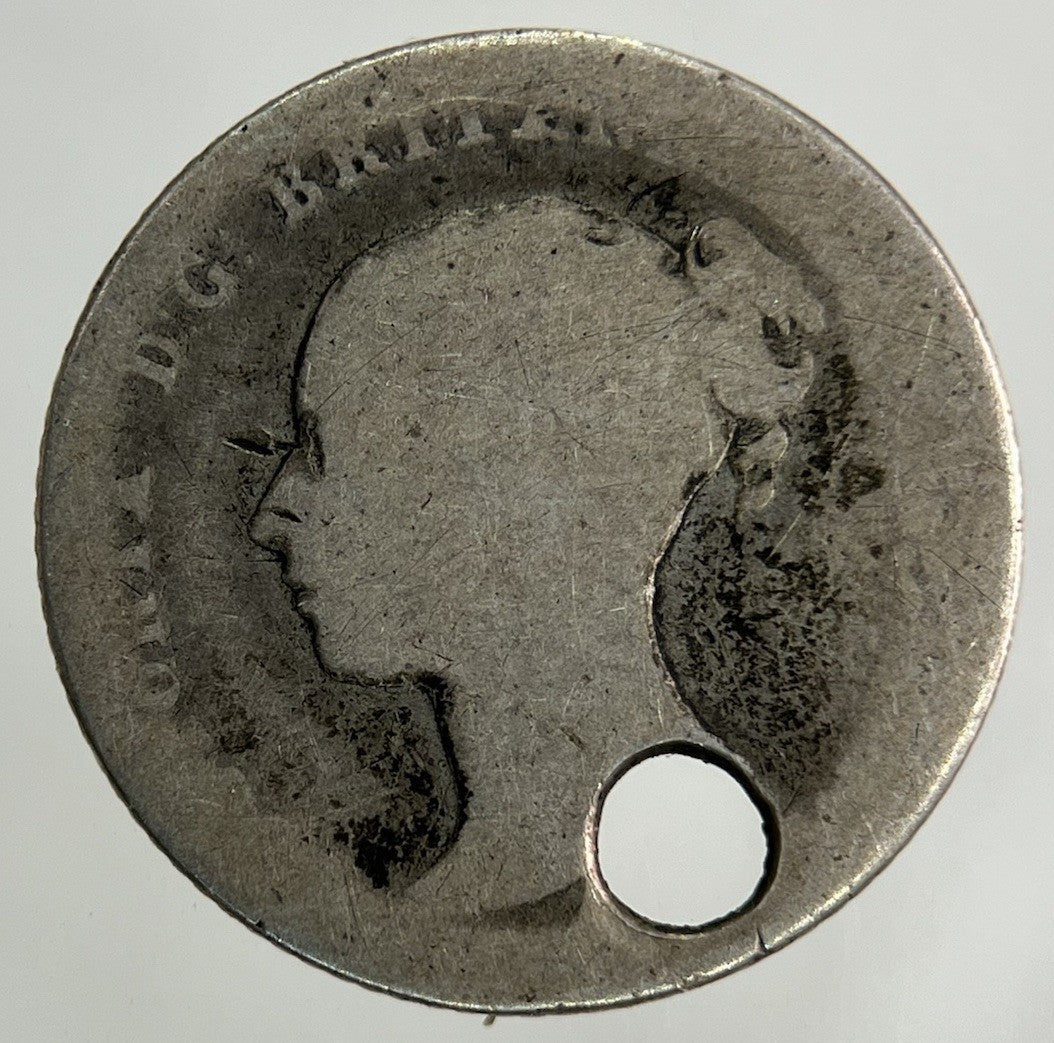 1838 Victoria Groat Four - Pence Silver Coin | Fair Grade