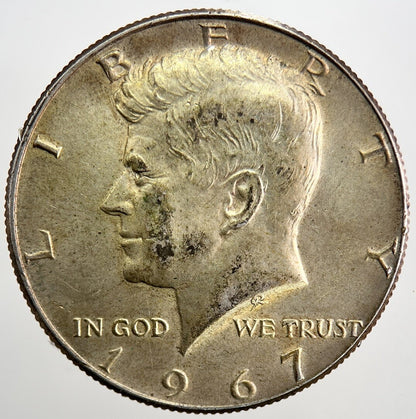 1967 US Kennedy Half Dollar Silver Coin | Fine Collectable Grade | a5323